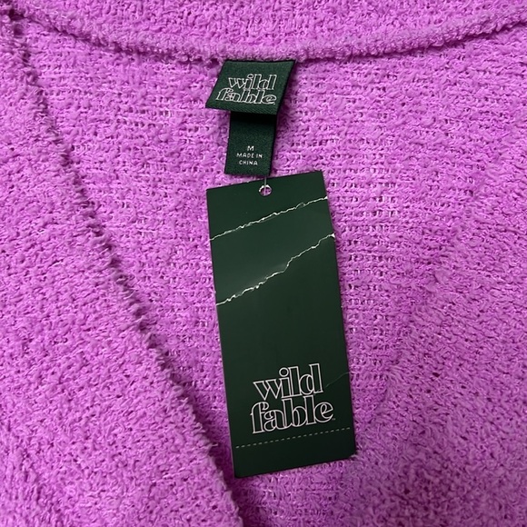 Cropped Cardigan- Teddy Bear Soft - Picture 5 of 8